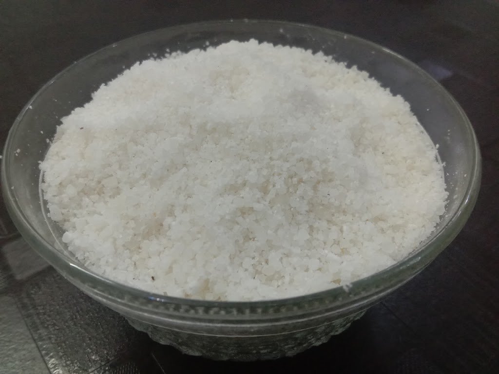 Granulated ground rice, Rice pudding recipe.