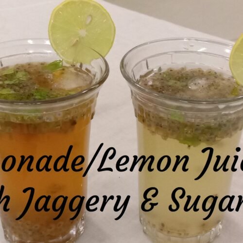 Lemonade in glass, Lemonade recipe.